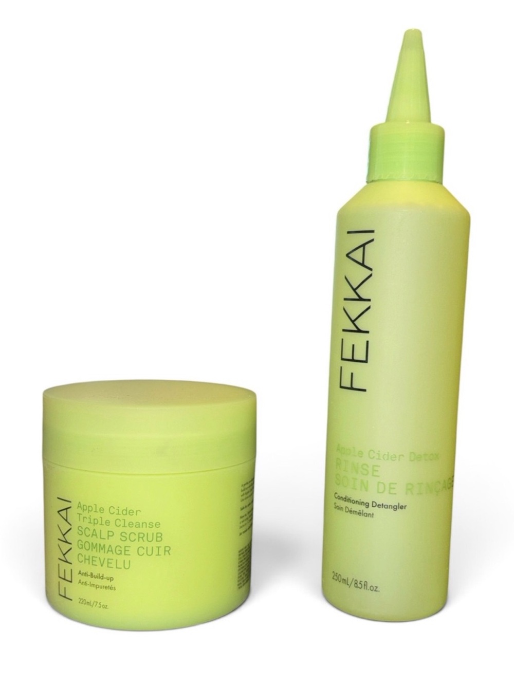 Fekkai Apple Cider Triple Cleanse Scalp Scrub/ Apple Cider Detox Rinse Detangler